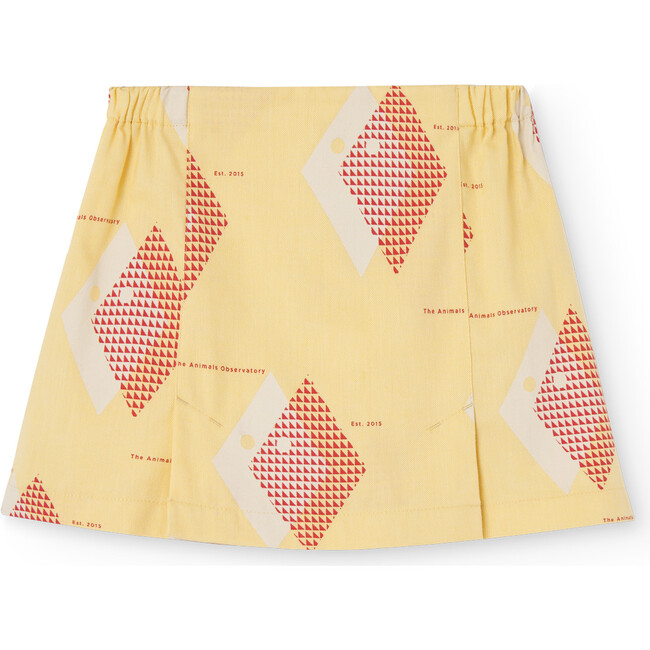 Shrimp Regular Fit Mini Skirt, Soft Yellow