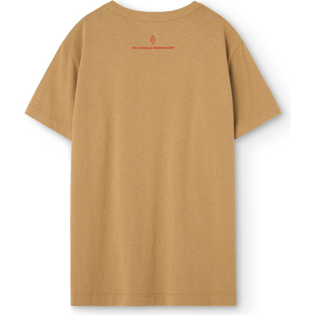 Big Rooster Art Relaxed T-Shirt, Brown - T-Shirts - 2