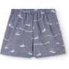 Shrimp Boats Regular Fit Mini Skirt, Deep Blue - Skirts - 2
