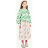 Bear Flowers Relaxed Fit Sweatshirt, Soft Blue - Sweatshirts - 3