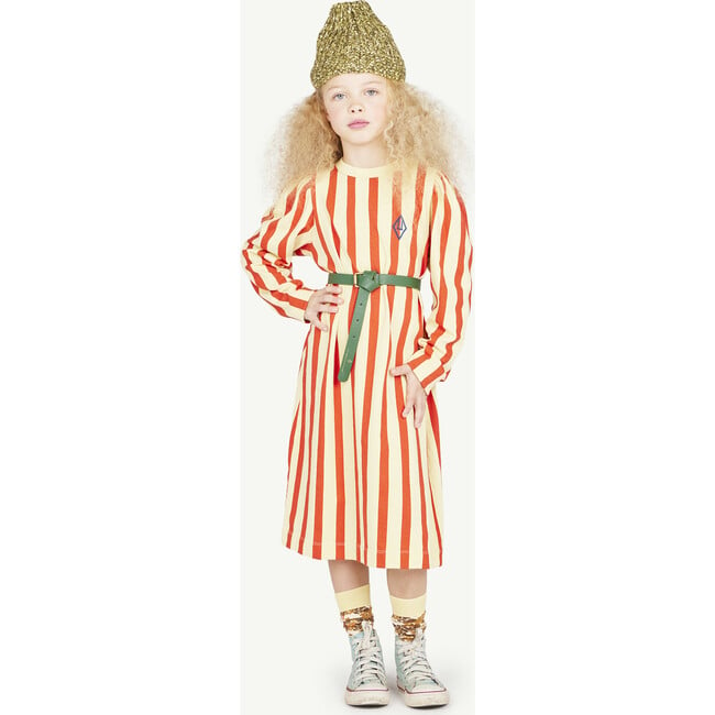 Big Dog Striped Relaxed Fit Dress, Soft Yellow - Dresses - 3