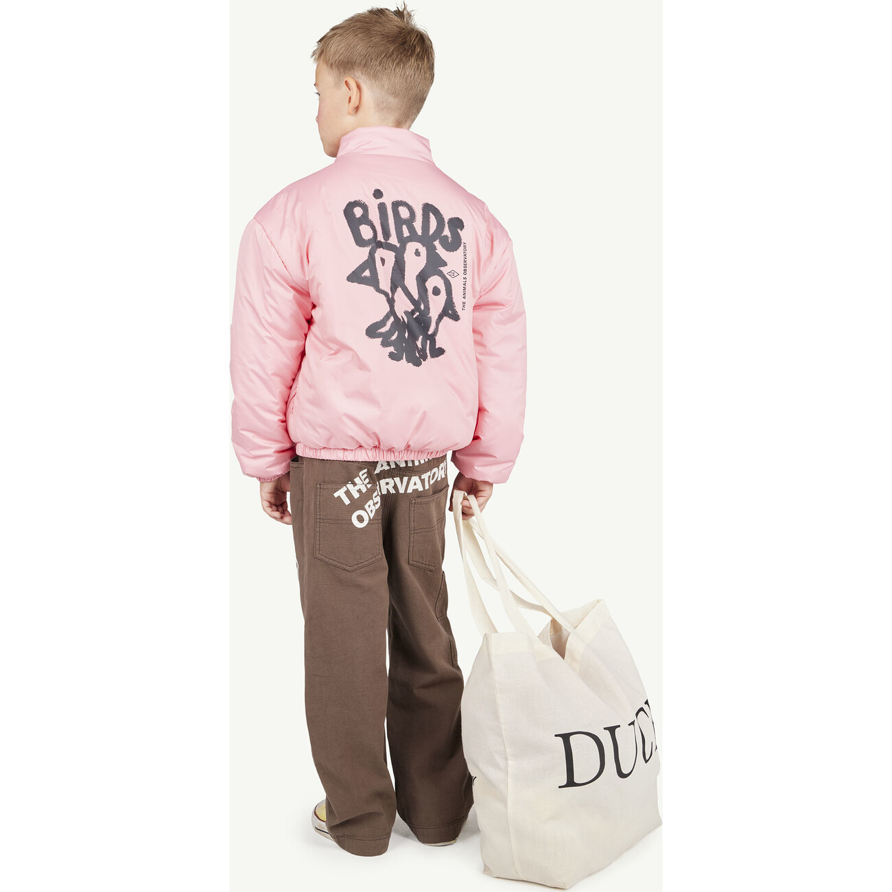 Crocodile Regular Fit Padded Jacket, Pink - The Animals