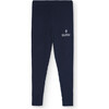 Girls Crow Leggings, Navy - Leggings - 1 - thumbnail