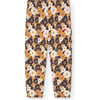 Dromedary Flowers Regular Fit Sweatpants, Soft Yellow Flowers - Sweatpants - 1 - thumbnail