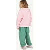 Shark Sheep Raglan Sleeve Relaxed Fit Sweatshirt, Pink - Sweatshirts - 4