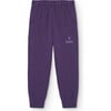 Draco Elastic Waist Sweatpants, Violet - Pants - 1 - thumbnail