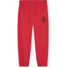 Dromedary Regular Fit Sweatpants, Red - Sweatpants - 1 - thumbnail