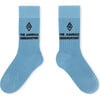 Baby Worm Socks, Blue - Socks - 1 - thumbnail