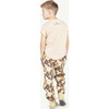 Dromedary Flowers Regular Fit Sweatpants, Soft Yellow Flowers - Sweatpants - 4