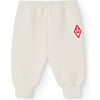 Baby Sloth Sweatpants, White - Sweatpants - 1 - thumbnail