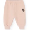 Baby Sloth Sweatpants, Rose - Sweatpants - 1 - thumbnail