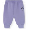 Baby Sloth Sweatpants, Purple - Sweatpants - 1 - thumbnail