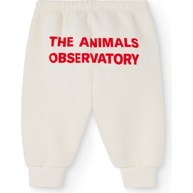 Baby Sloth Sweatpants, White - Sweatpants - 2