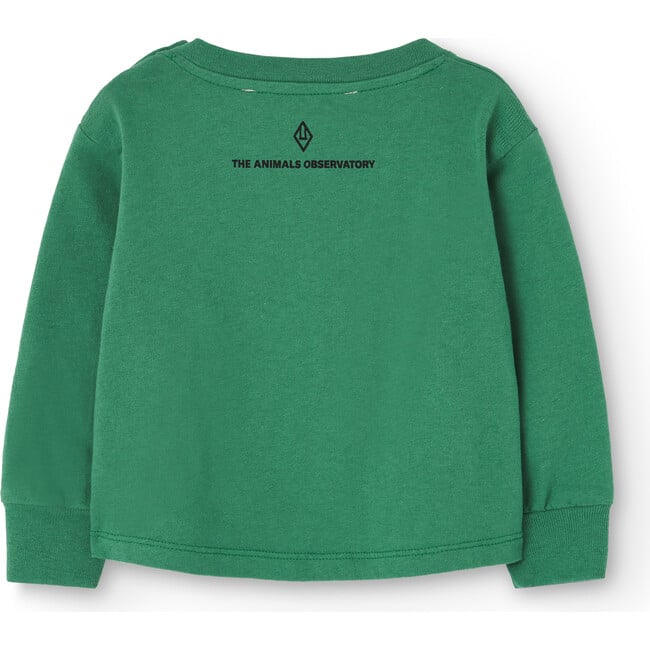 Baby Wapiti Flock Long Sleeve T-Shirt, Green - T-Shirts - 2