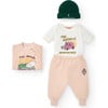 Baby Sloth Sweatpants, Rose - Sweatpants - 3