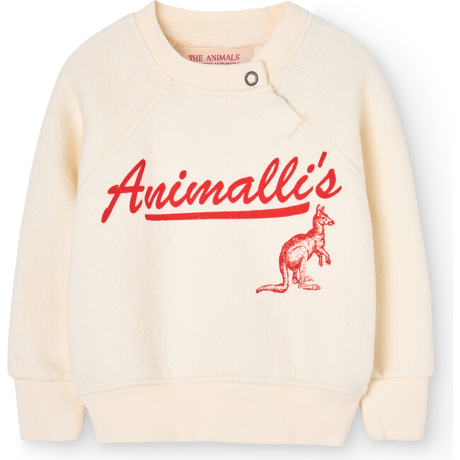 Baby Jackal Animalli Sweatshirt, White