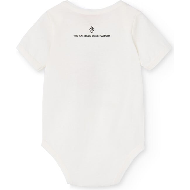 Baby Chimpanzee Truck Bodysuit, White - Bodysuits - 2