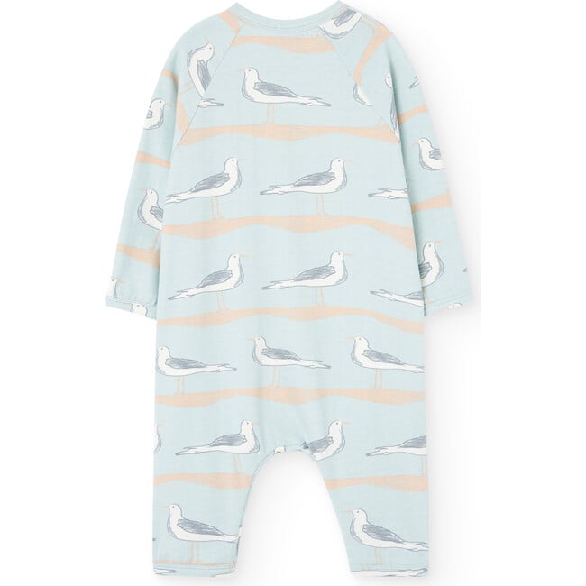 Baby Owl Seagulls Onesie, White - Bodysuits - 2