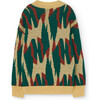 Arty Racoon Relaxed Fit Cardigan, Soft Yellow - Cardigans - 2