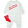 Baby Owl Seagulls Onesie, White - Bodysuits - 3