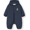 Baby Bumblebee Jacket Jumpsuit, Navy - Jumpsuits - 1 - thumbnail