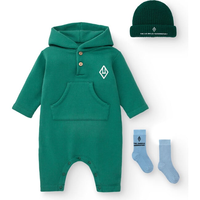 Baby Rat Jumpsuit, Green - Jumpsuits - 3