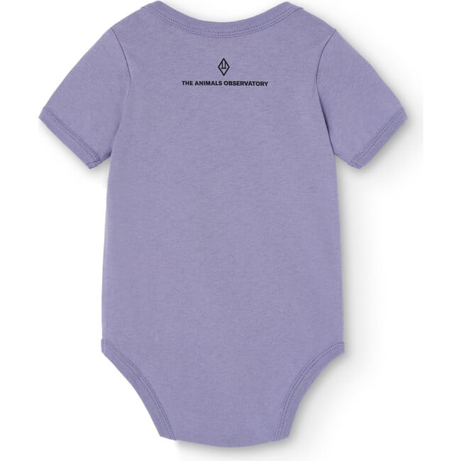 Baby Chimpanzee Be A Good Animal Bodysuit, Purple - Bodysuits - 2