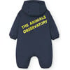 Baby Bumblebee Jacket Jumpsuit, Navy - Jumpsuits - 2