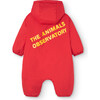 Baby Bumblebee Jacket Jumpsuit, Red - Jumpsuits - 2