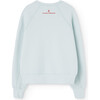 Shark Art Raglan Sleeve Relaxed Fit Sweatshirt, Soft Blue - Sweatshirts - 2