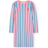 Big Dog Striped Relaxed Fit Dress, Pink - Dresses - 1 - thumbnail