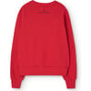 Shark Flock Raglan Sleeve Relaxed Fit Sweatshirt, Red - Sweatshirts - 2