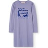 Big Dog Holidays Relaxed Fit Dress, Purple - Dresses - 1 - thumbnail