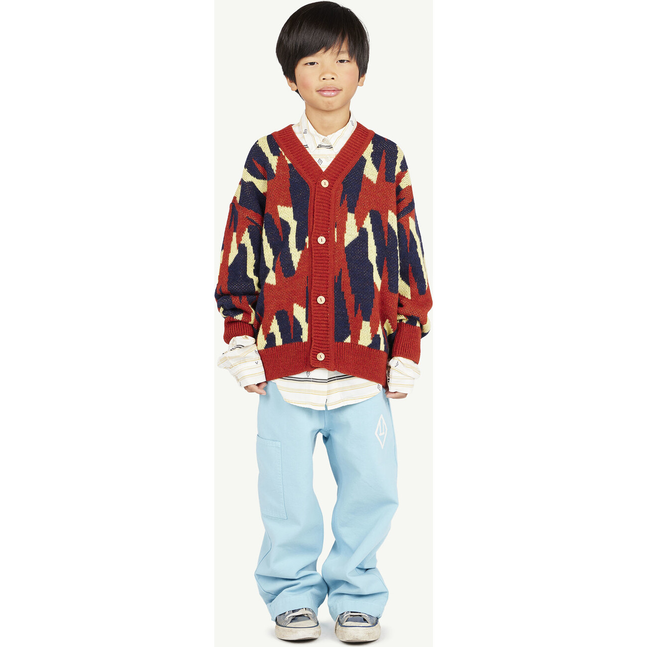 トップス AmeriVINTAGE ANIMAL SHAGGY KNIT CARDIGAN ANIMAL SHAGGY KNIT CARDIGAN