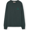 Aries Long Sleeve Regular Fit T-Shirt, Deep Green - T-Shirts - 1 - thumbnail