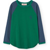 Anteater Long Sleeve Relaxed Fit T-Shirt, Green - T-Shirts - 1 - thumbnail