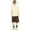Shark Holidays Raglan Sleeve Relaxed Fit Sweatshirt, Soft Yellow - Sweatshirts - 4