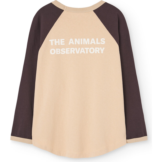 Anteater Long Sleeve Relaxed Fit T-Shirt, Beige - T-Shirts - 2