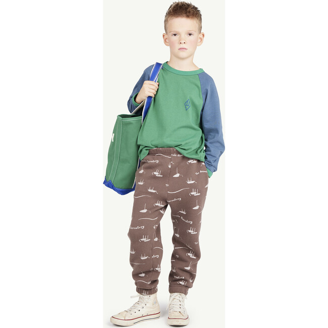 Anteater Long Sleeve Relaxed Fit T-Shirt, Green - T-Shirts - 3