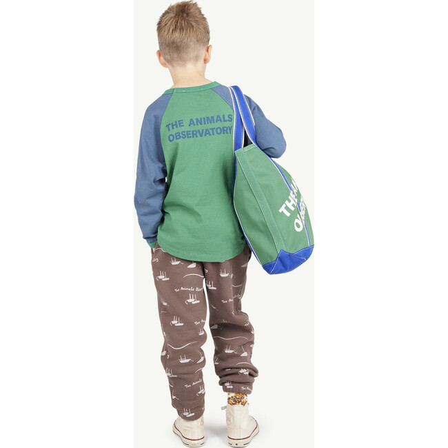 Anteater Long Sleeve Relaxed Fit T-Shirt, Green - T-Shirts - 4