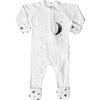 Zipper Footie, Many Moons - Footie Pajamas - 1 - thumbnail