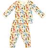 Long Sleeve Pajama Set, Cats + Dogs - Pajamas - 1 - thumbnail