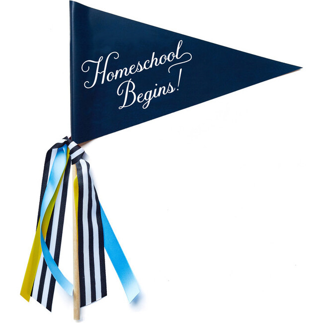 Homeschool Begins! Banner - Paper Goods - 1