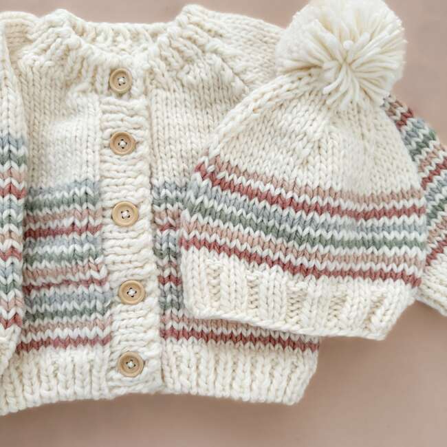 Stripe Hat, Pastel - Hats - 2