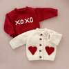 XOXO Sweater, Red - Cardigans - 3