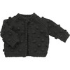 Popcorn Cardigan, Black - Cardigans - 1 - thumbnail