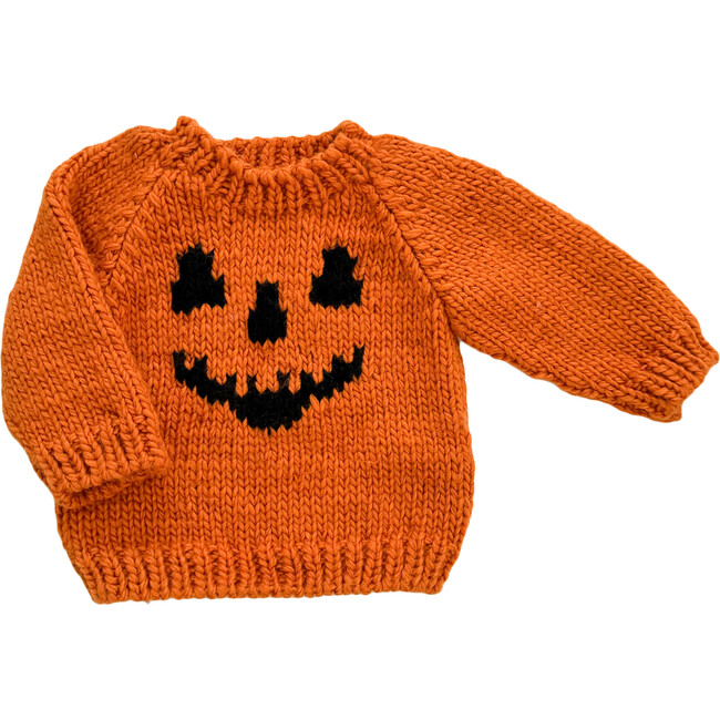 Jack-o-lantern Sweater, Orange