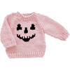 Jack-o-lantern Sweater, Baby Pink - Cardigans - 1 - thumbnail