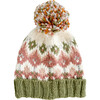 Fairisle Knit Hat, Pastel - Hats - 1 - thumbnail