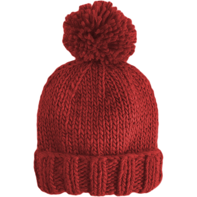 Classic Pom Hat, Red